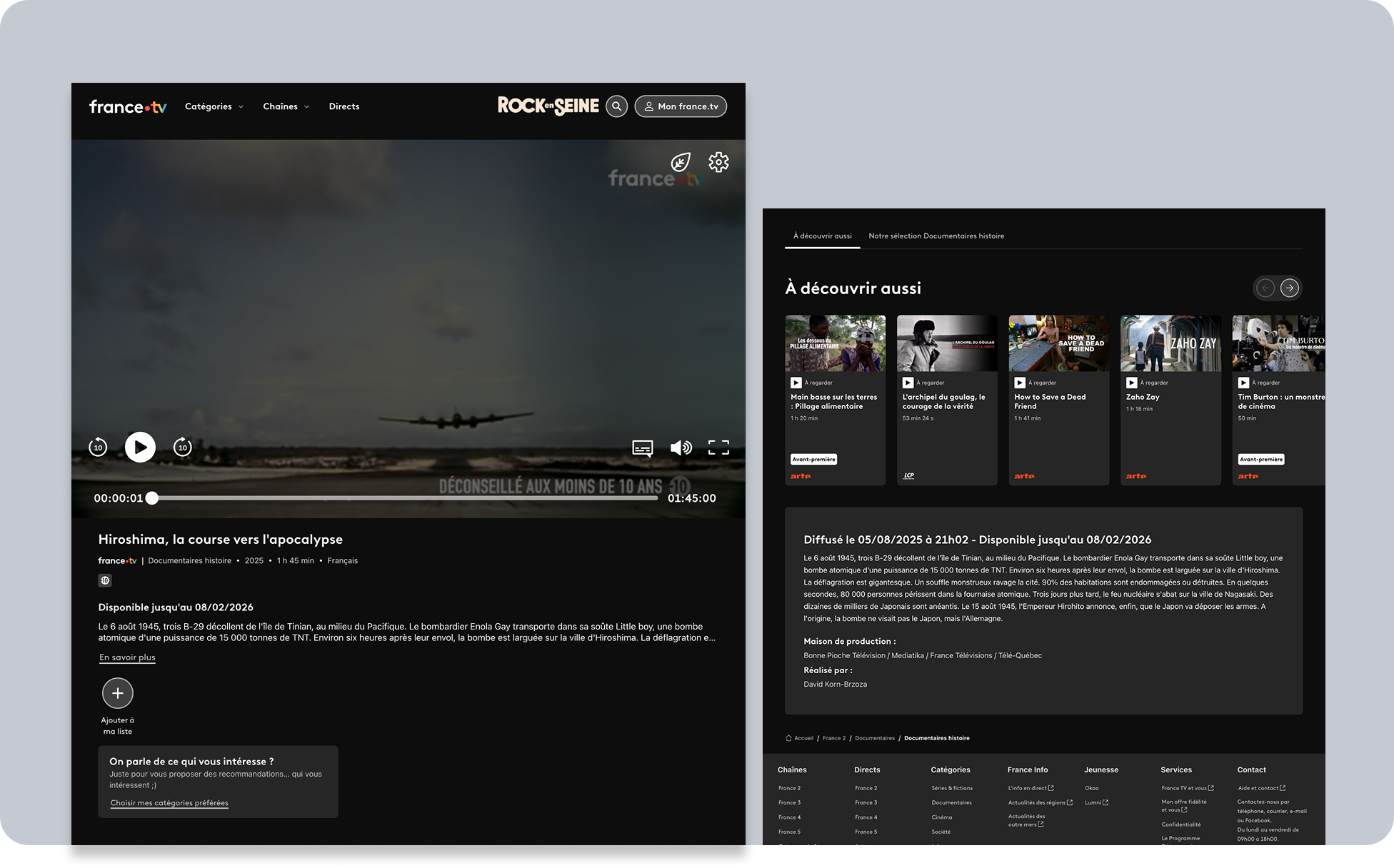 France.tv - Projet 2